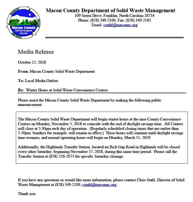 macon county nc finance department